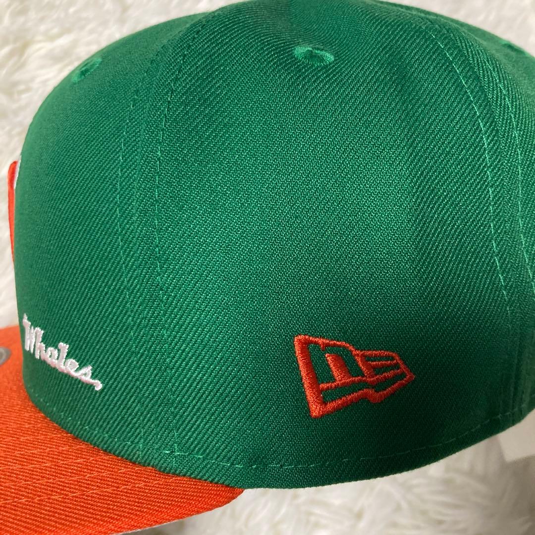 希少9FIFTY スナップバックキャップ グリーン/オレンジ