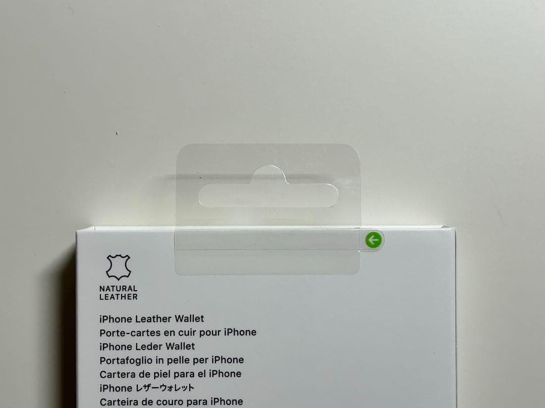 【新品】純正 MagSafe対応 iPhone レザーウォレット・ミッドナイト①