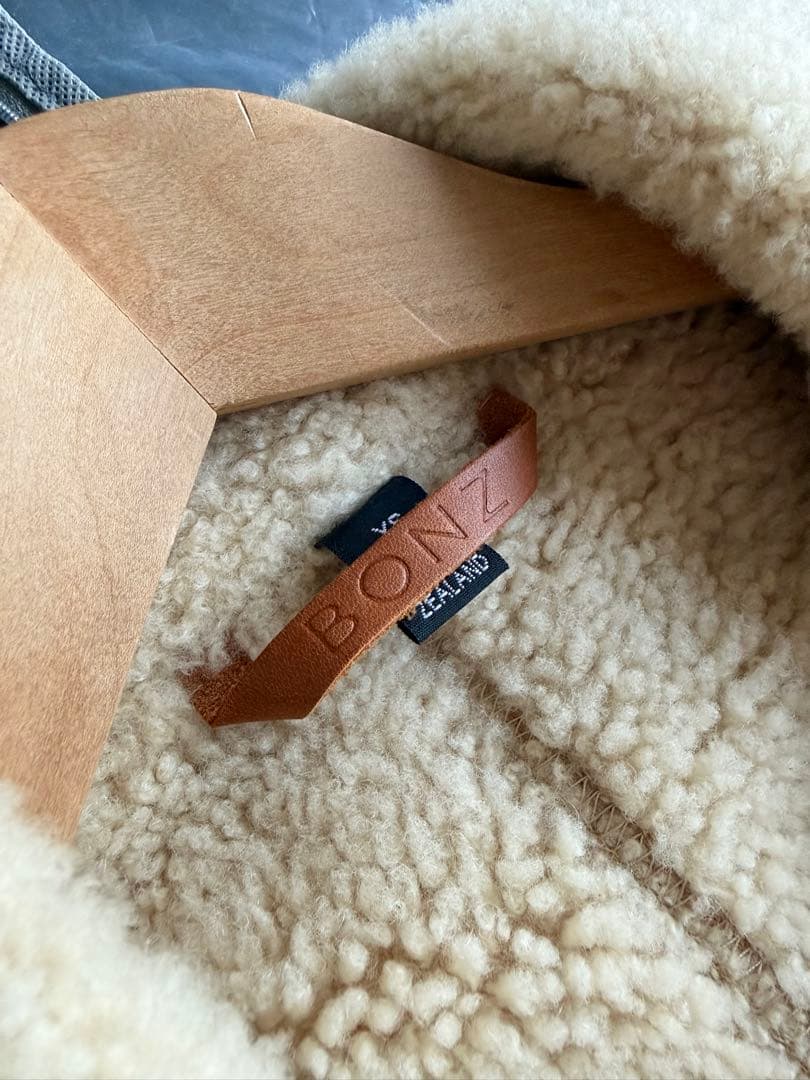 メンズ　BONZ ボンズ　羊革　ムートンコート