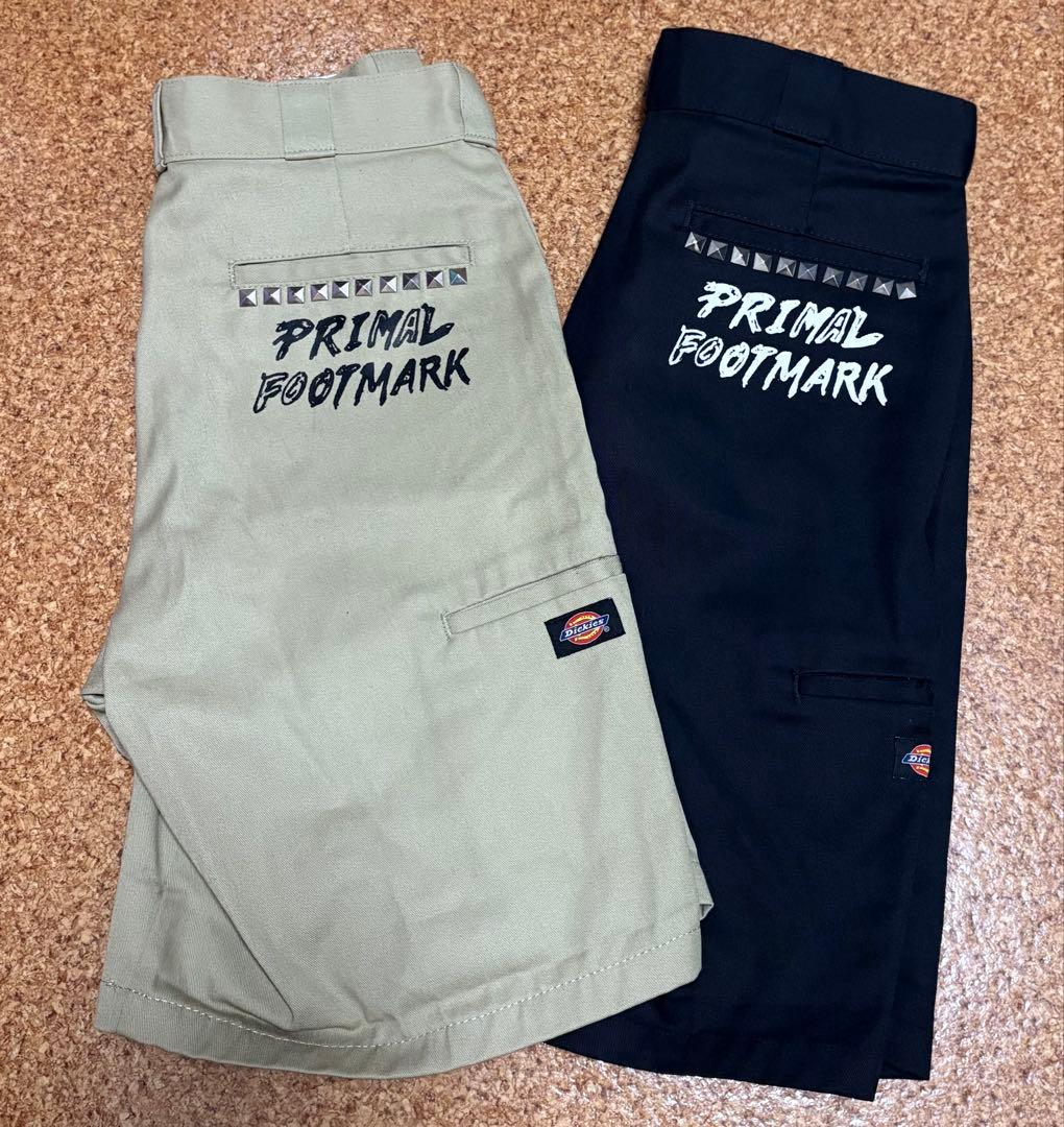 【ONE OK ROCK】 Dickies ハーフパンツ ベージュ