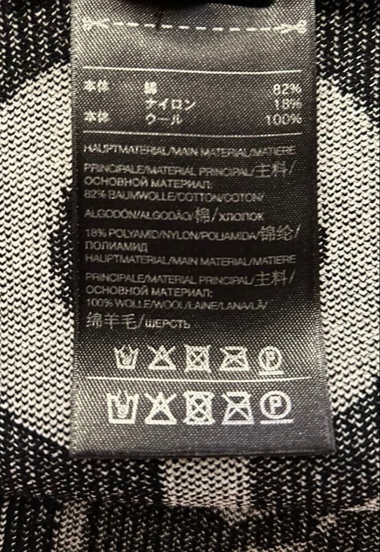 Y-3 SCARF 3 STRIPE ロゴ マフラー ストール ニット