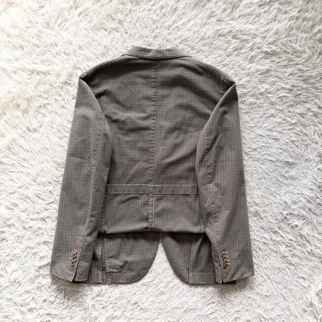 <美品>BOGLIOLI COAT 最新ロゴ 総柄 コットン ジャケット 48