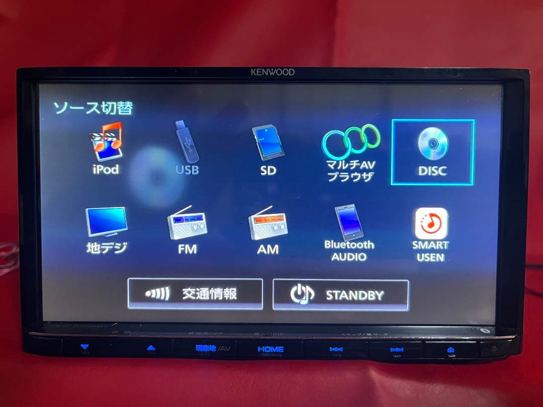 KENWOOD 最新地図2025年春版更新済み MDV-D706BT 高機能
