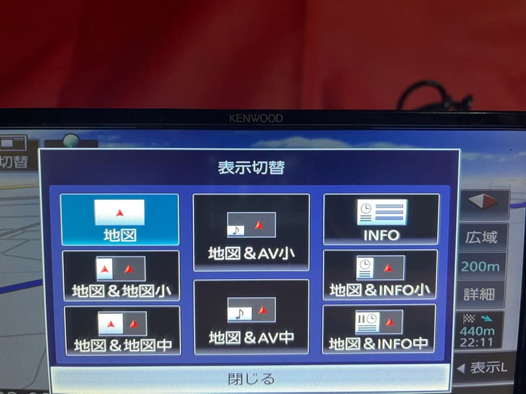 KENWOOD 最新地図2025年春版更新済み MDV-D706BT 高機能