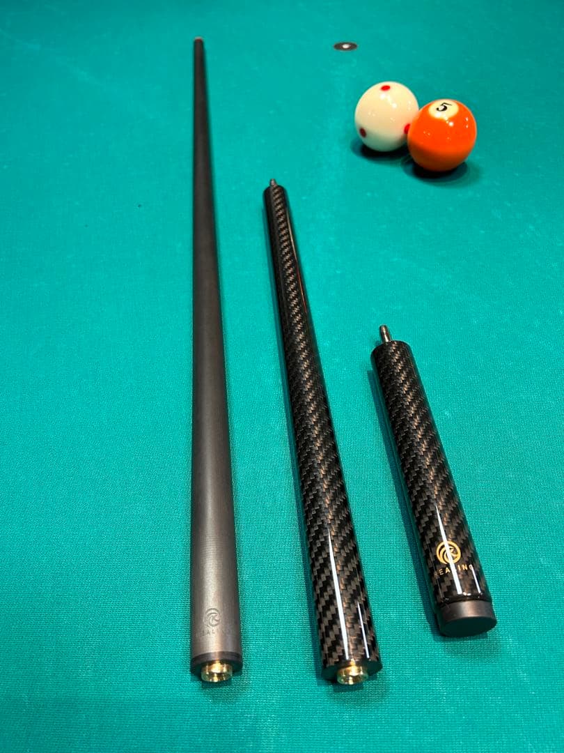 フルカーボンファイバー 3セクションJUMPキュー ヒーリング 特典付❣️
