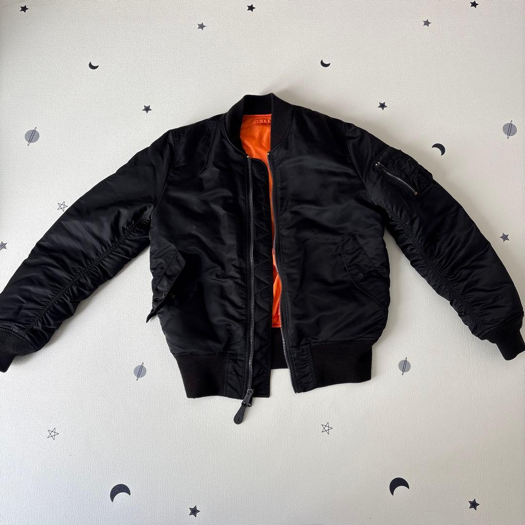 ALPHA INDUSTRIES MA-1 フライトジャケット ブラック L