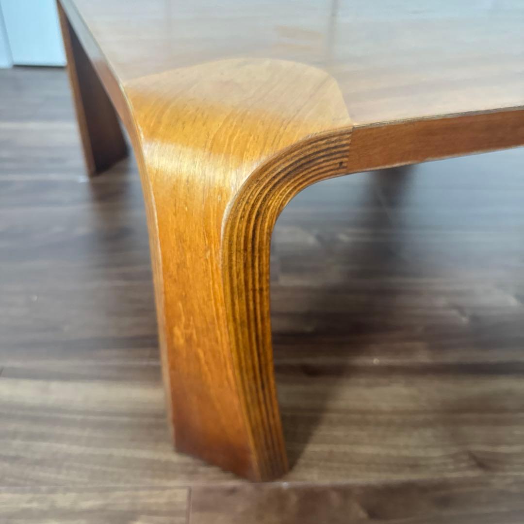 天童木工　TENDO 曲木　乾三郎　座卓　ローテーブル　天板75cm×75cm