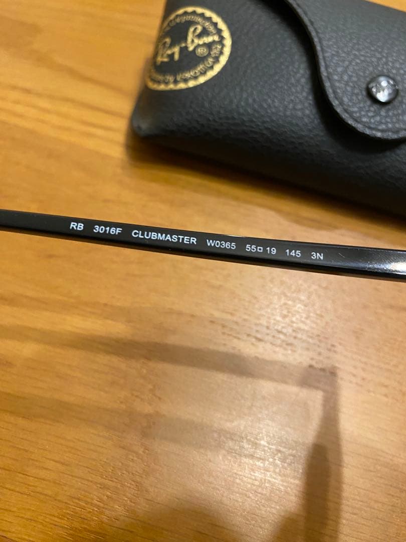 Ray-Ban クラブマスター BLK/GLD ラウンドサングラス