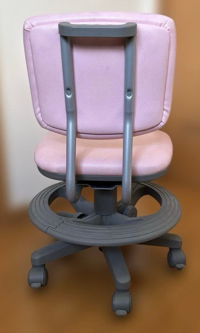 学習机 イス　女の子用　収納力抜群