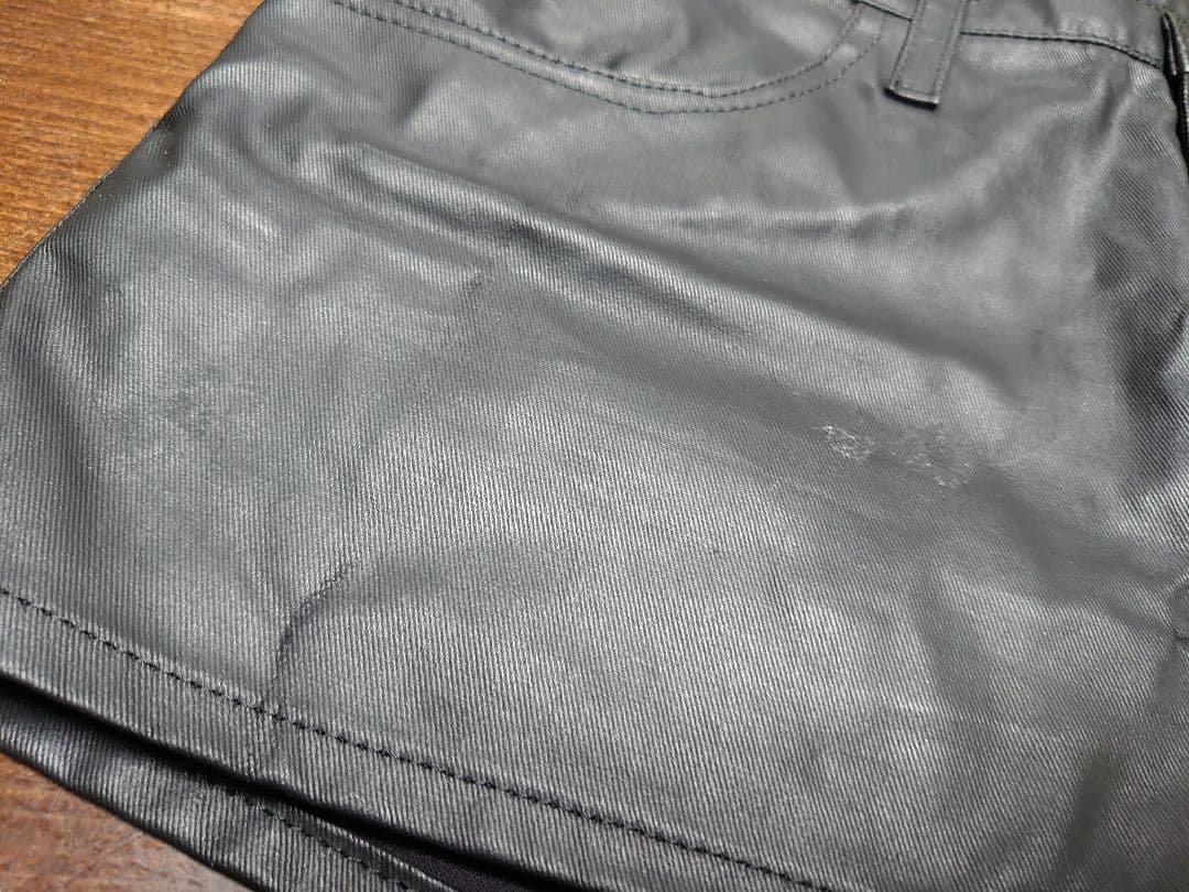 アリスアウアアaliceauaaレザーPVC生地ショートパンツ