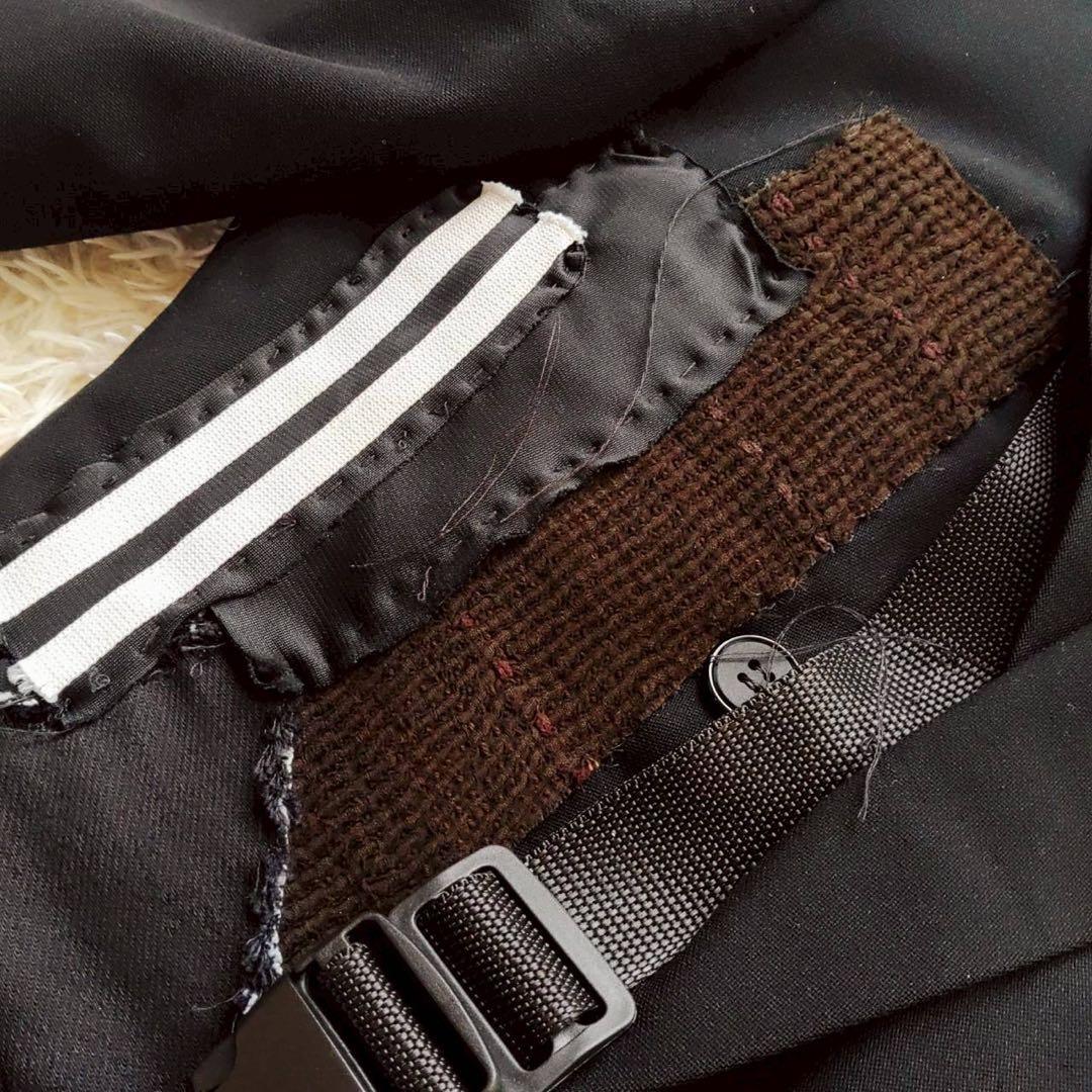 Original 再構築 刺子 デニム ジャージ ギミックテーラードジャケット