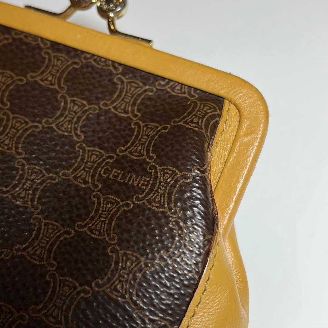 CELINE セリーヌ トリオンフ がま口財布 ヴィンテージ オールドセリーヌ