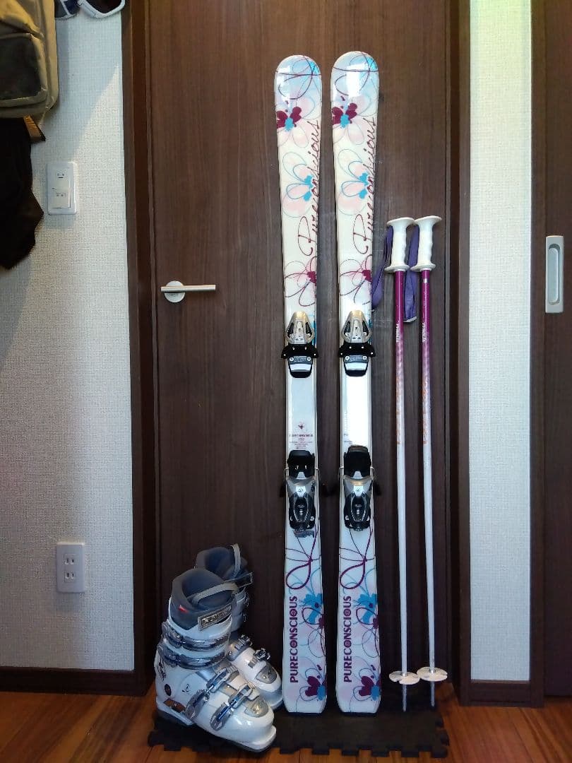 PURECONSCIOUS/レディース用/スキーセット/メンテ・WAX済み✔