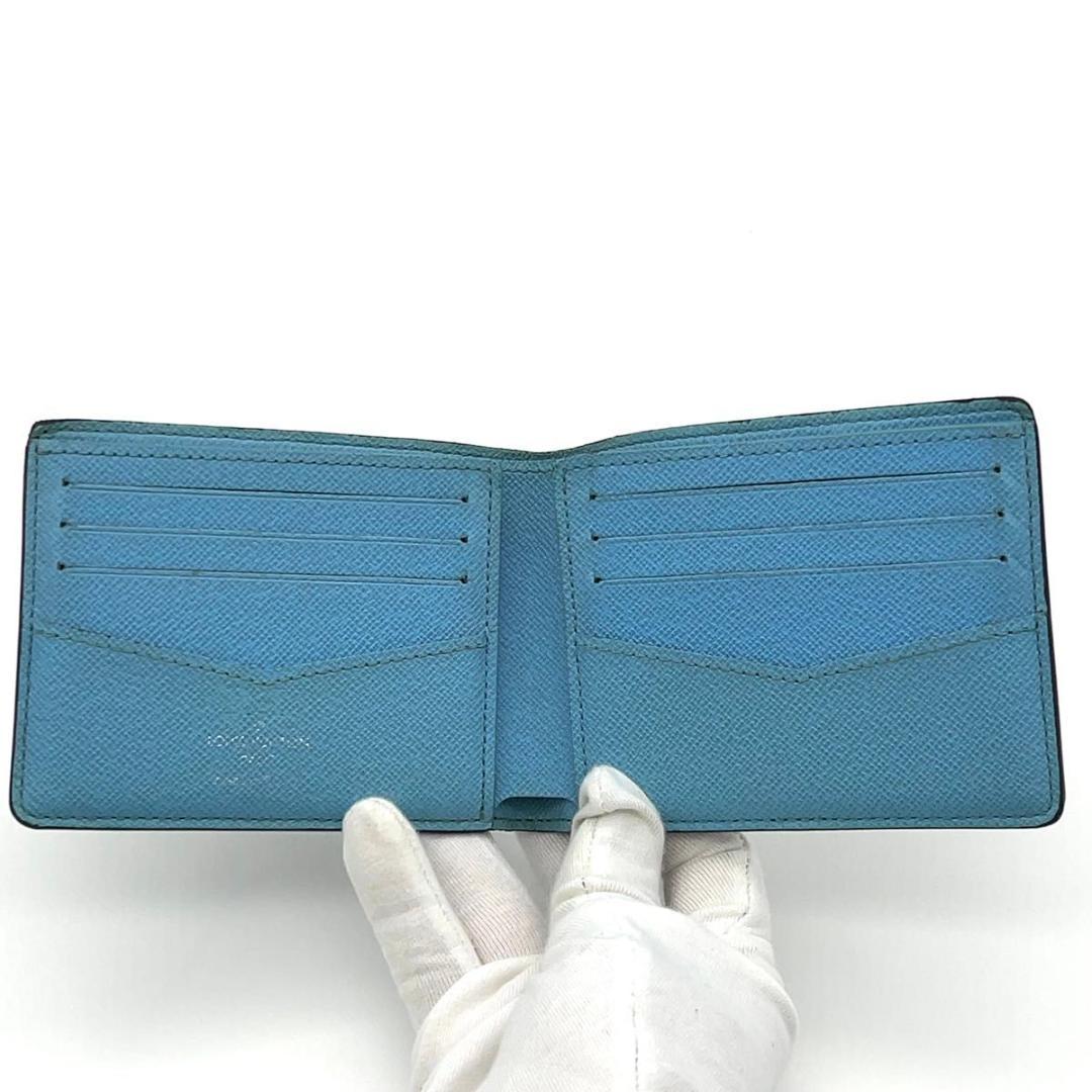 ルイヴィトン グラフィット 二つ折り財布 スレンダー アニマル IC搭載