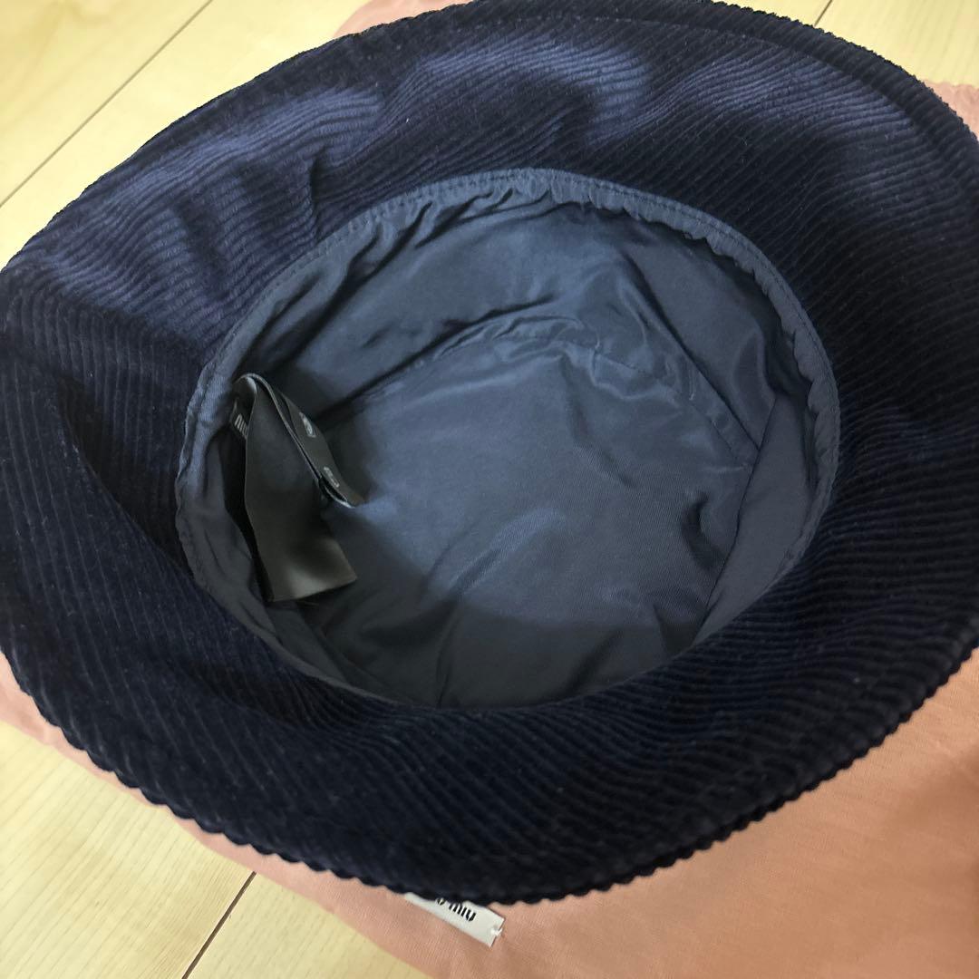 【bobmy】MIU MIU コーデュロイ　ハット