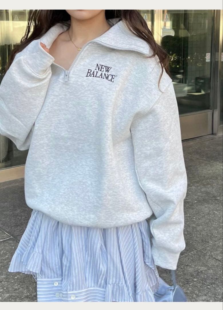 u✴︎New Balance for emmi フリースハーフジップ