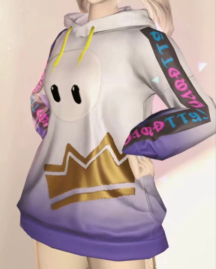 FF14 × Fall Guys コラボパーカー 果肉パーカー