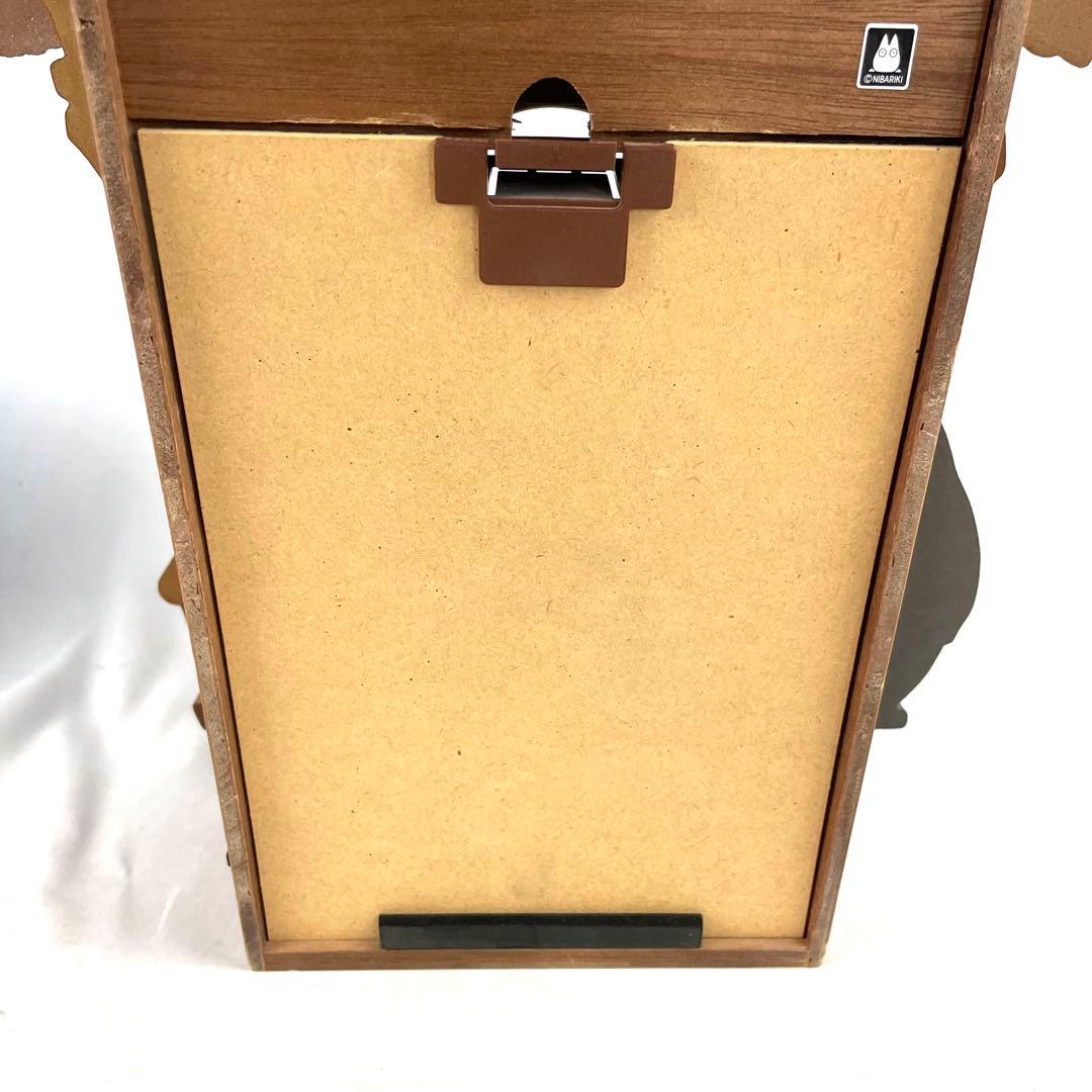 となりのトトロ 壁掛け時計 4MJ806RH M23X8N PM-15 木製