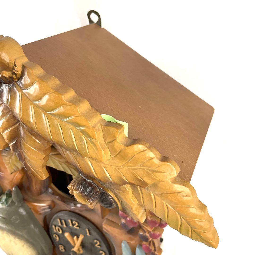 となりのトトロ 壁掛け時計 4MJ806RH M23X8N PM-15 木製