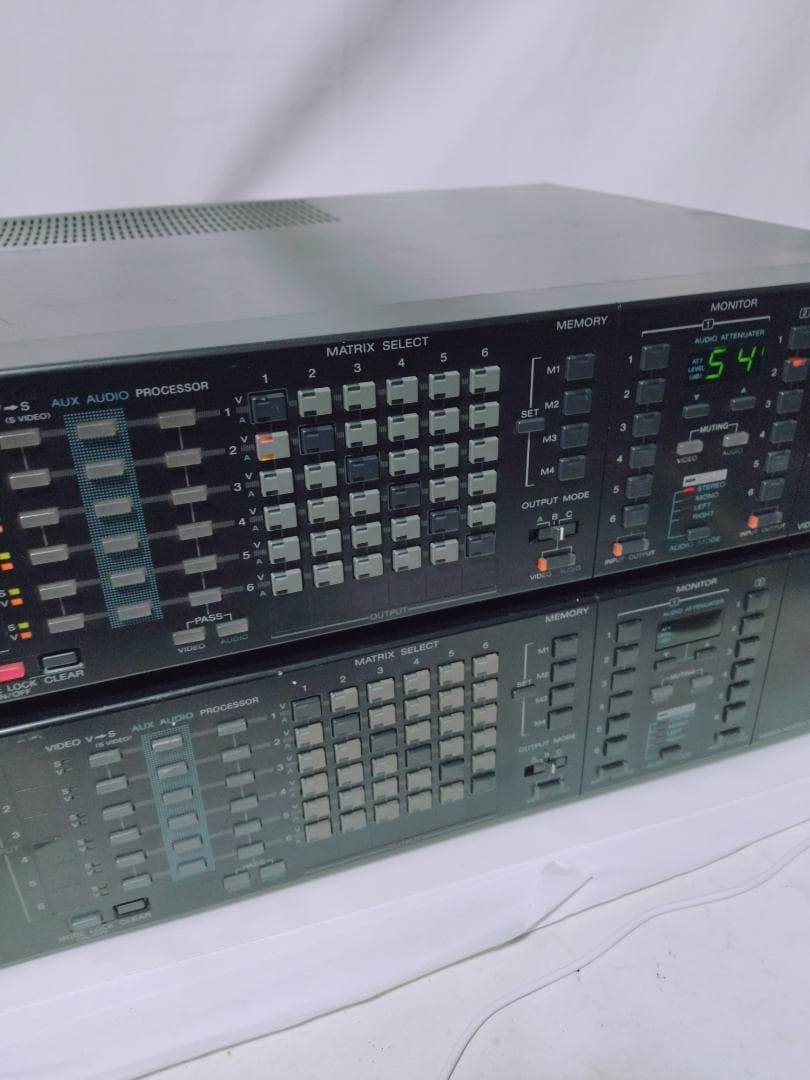 2台セット SONY ビデオ オーディオ セレクター SB-V3000