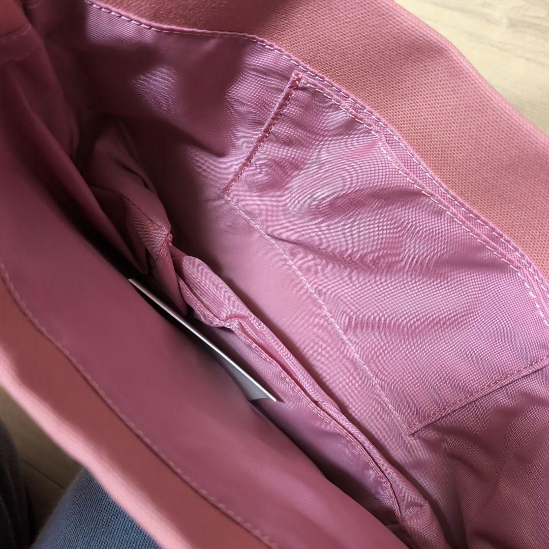 未使用品　フェイラー　オールドテディガール　ワッペントートバッグ　ピンク小