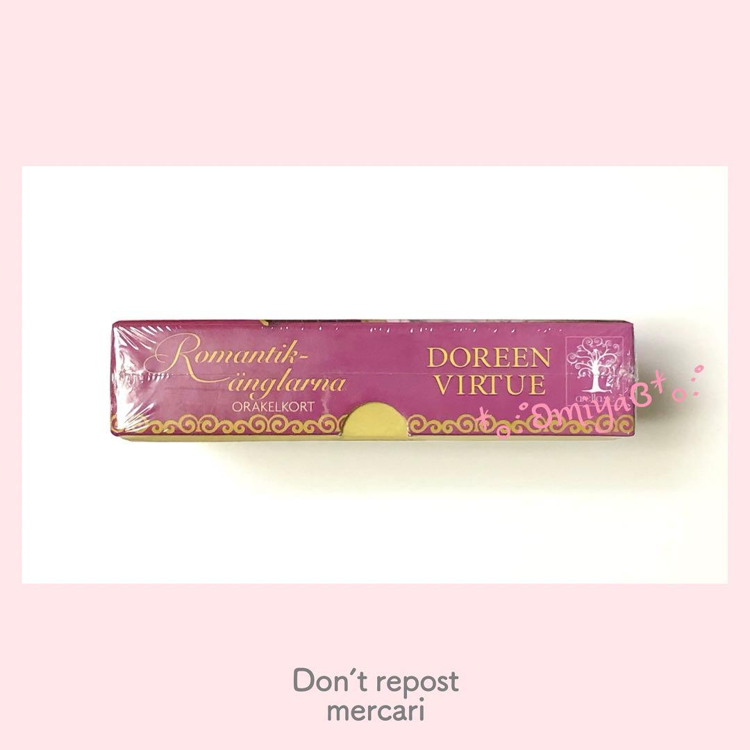 ✨絶版・金縁・希少✨新品:❥︎ロマンスエンジェルオラクルカード:❥︎スウェーデン語版