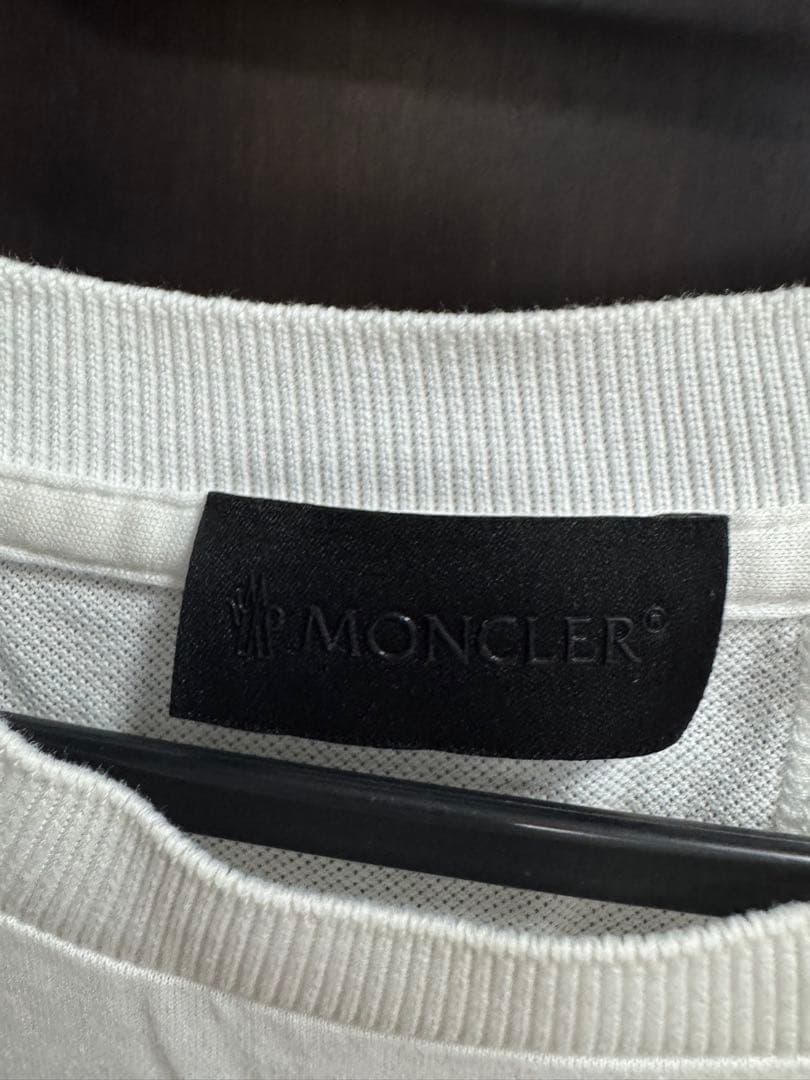 MONCLER ホワイト Tシャツ