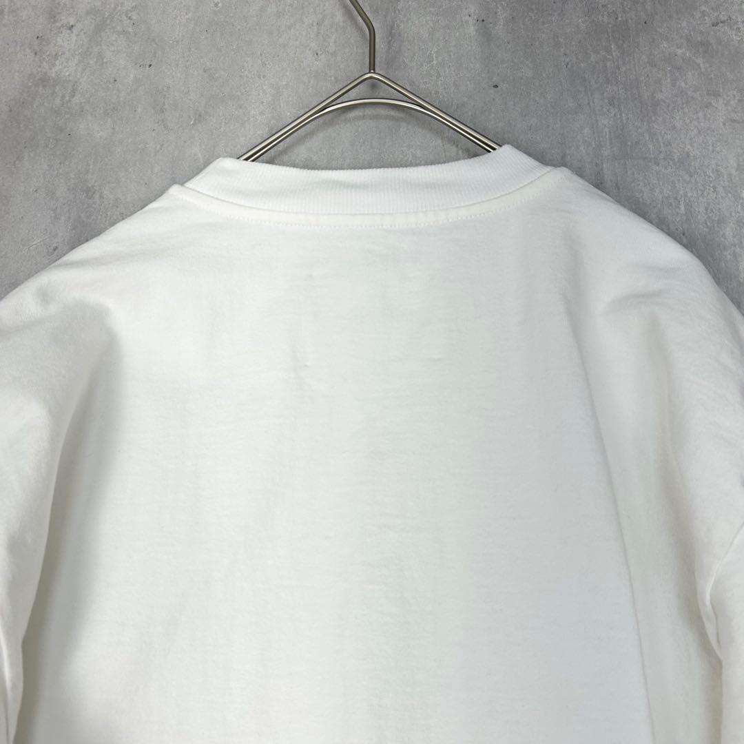 ジルサンダー JIL SANDER 長袖 Tシャツ ロゴ ロンT XS　白