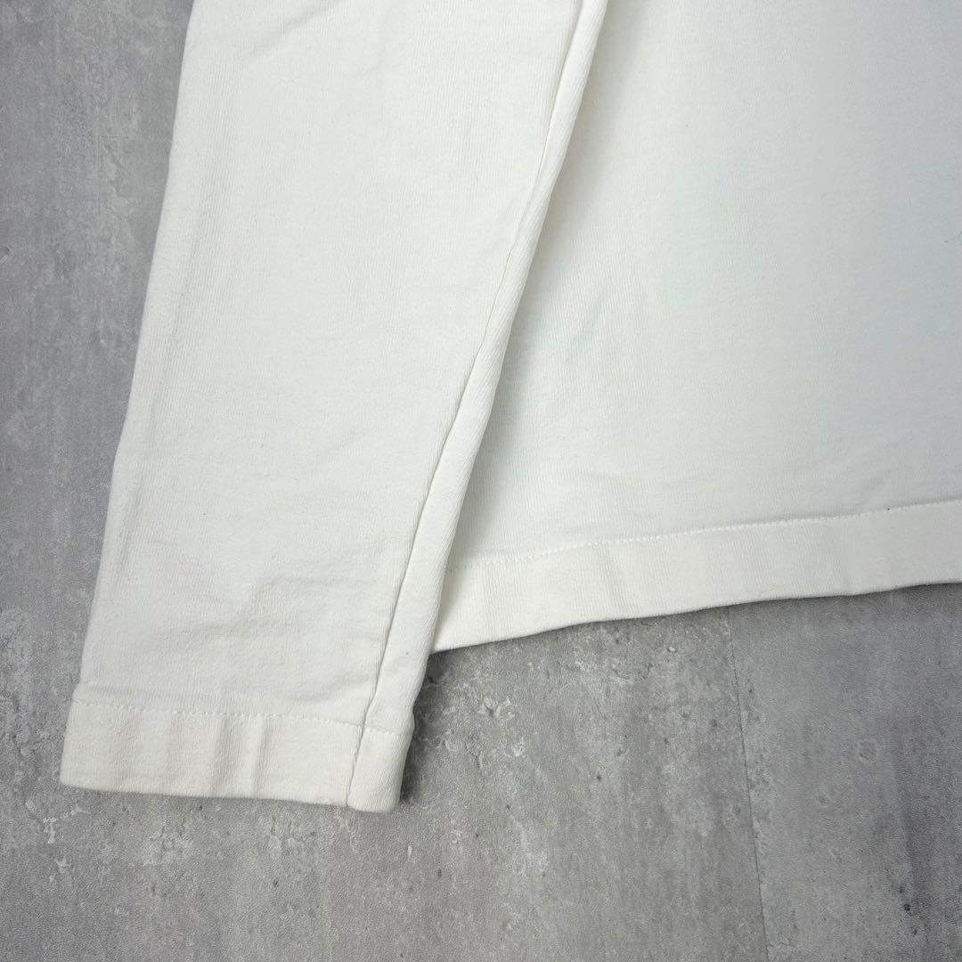 ジルサンダー JIL SANDER 長袖 Tシャツ ロゴ ロンT XS　白