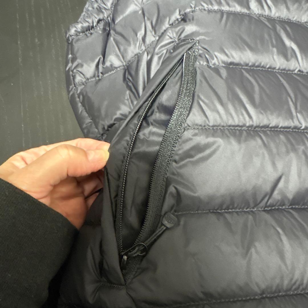 【美品】DANTON ダントン インナー ダウンベスト 36ブラック