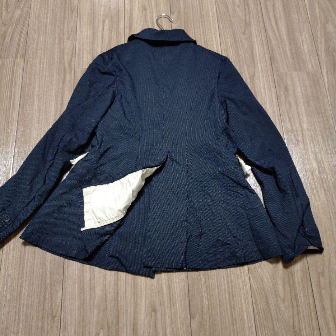 ブラックコムデギャルソン テーラードジャケット S ポリ縮絨加工