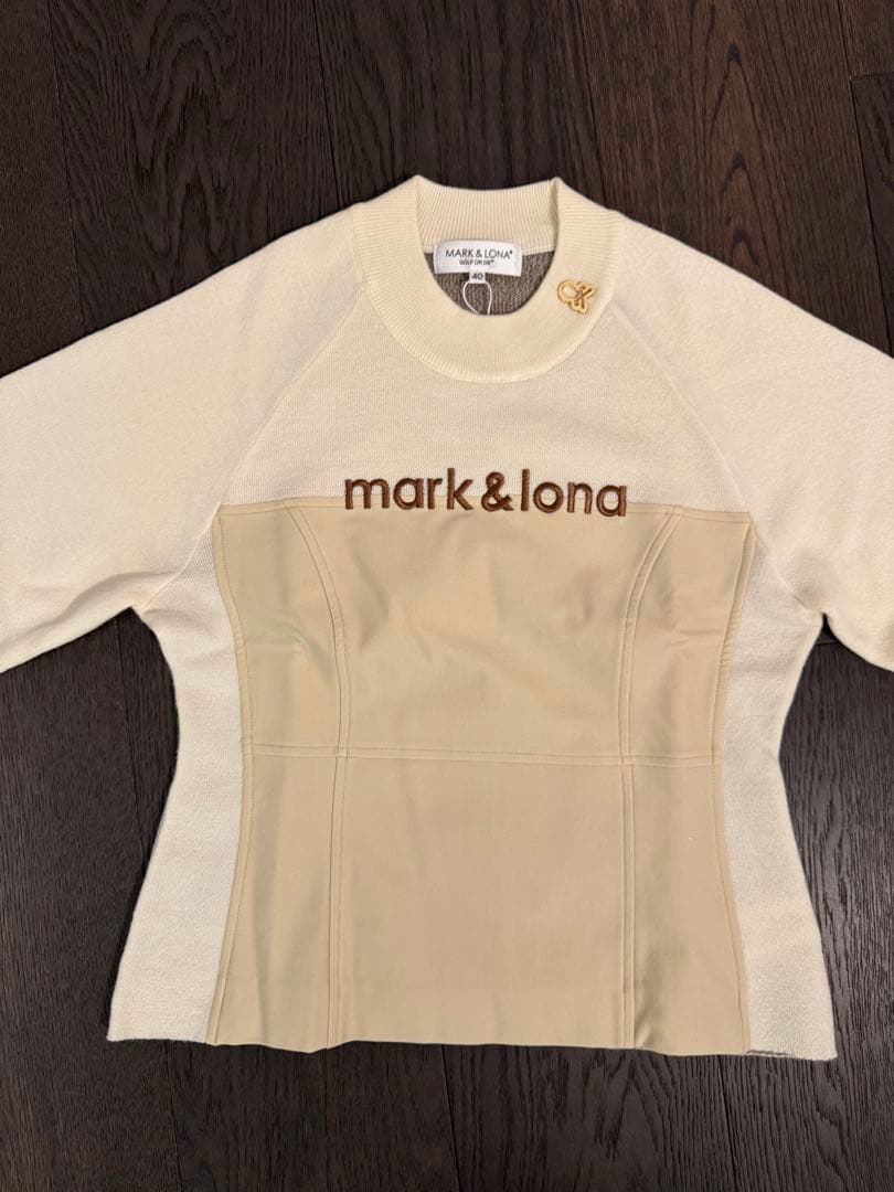 mark&lona スウェット 40サイズ アイボリー/ベージュ