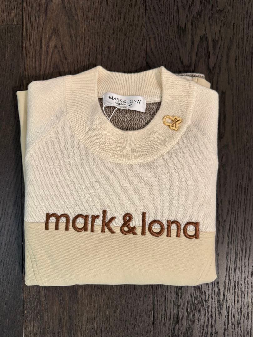 mark&lona スウェット 40サイズ アイボリー/ベージュ