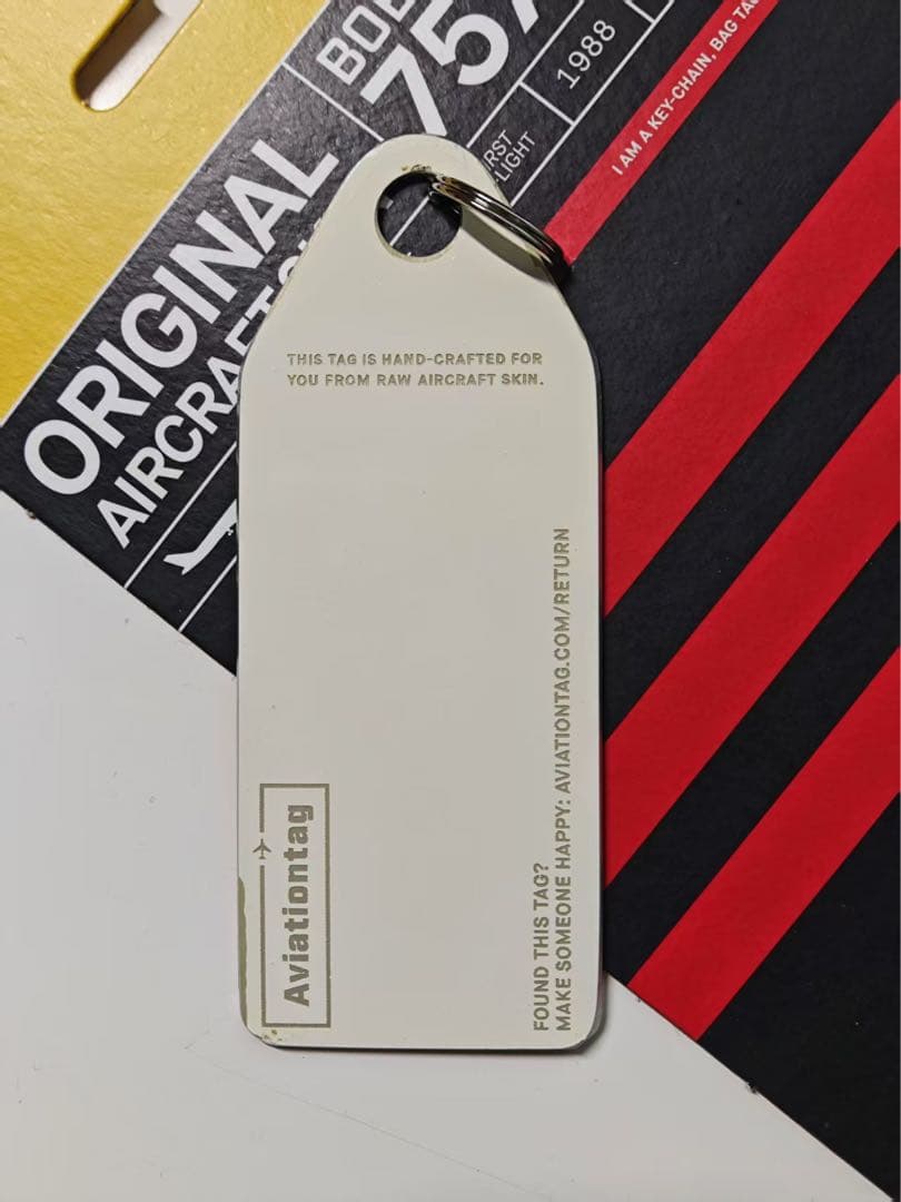 DHL Aviationtag B757 1006誕生日番号