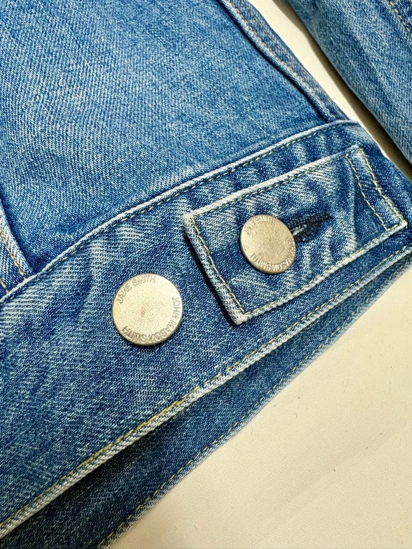 JANE SMITH × Plage 別注 ノーカラー デニムジャケット 36