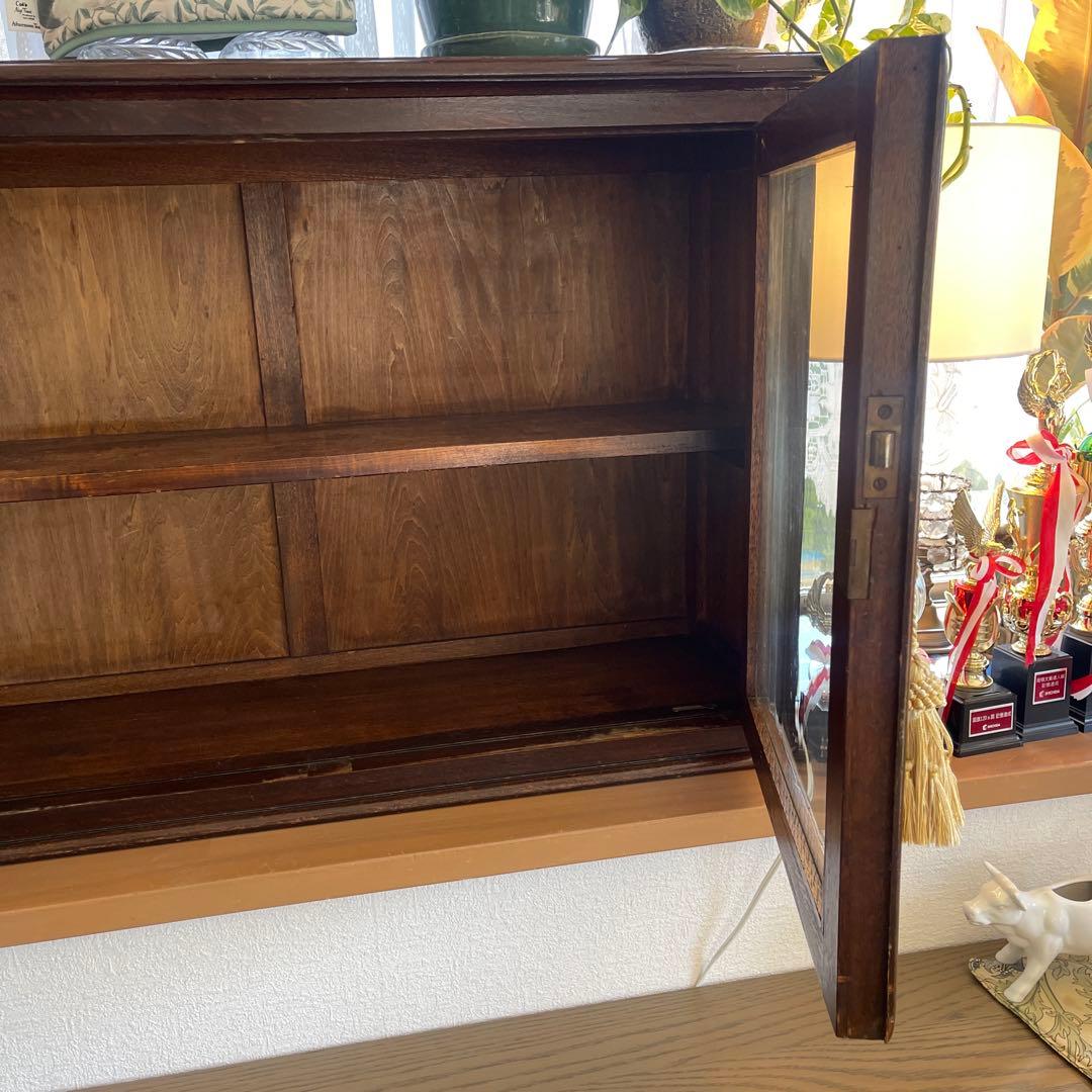 アンティーク　キャビネット　イギリス製