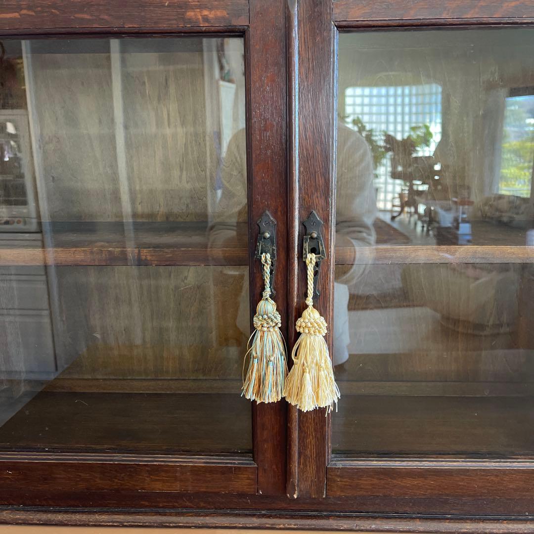 アンティーク　キャビネット　イギリス製