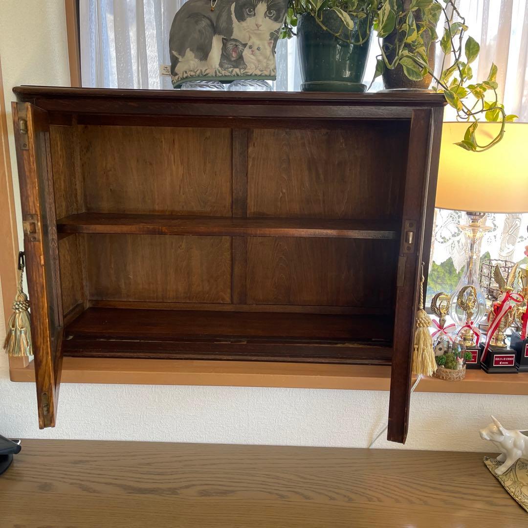 アンティーク　キャビネット　イギリス製