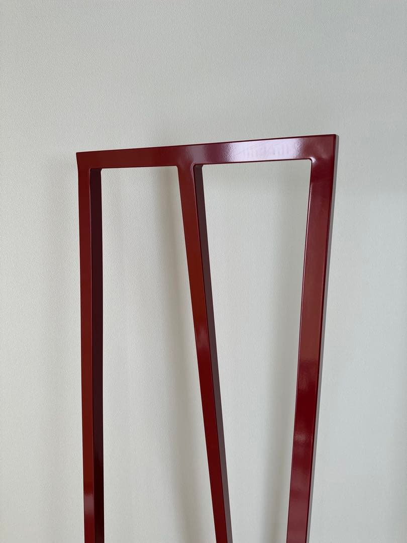 【土日割引中！】HAYのハンガーラック★赤い金属製ハンガーラックフレーム