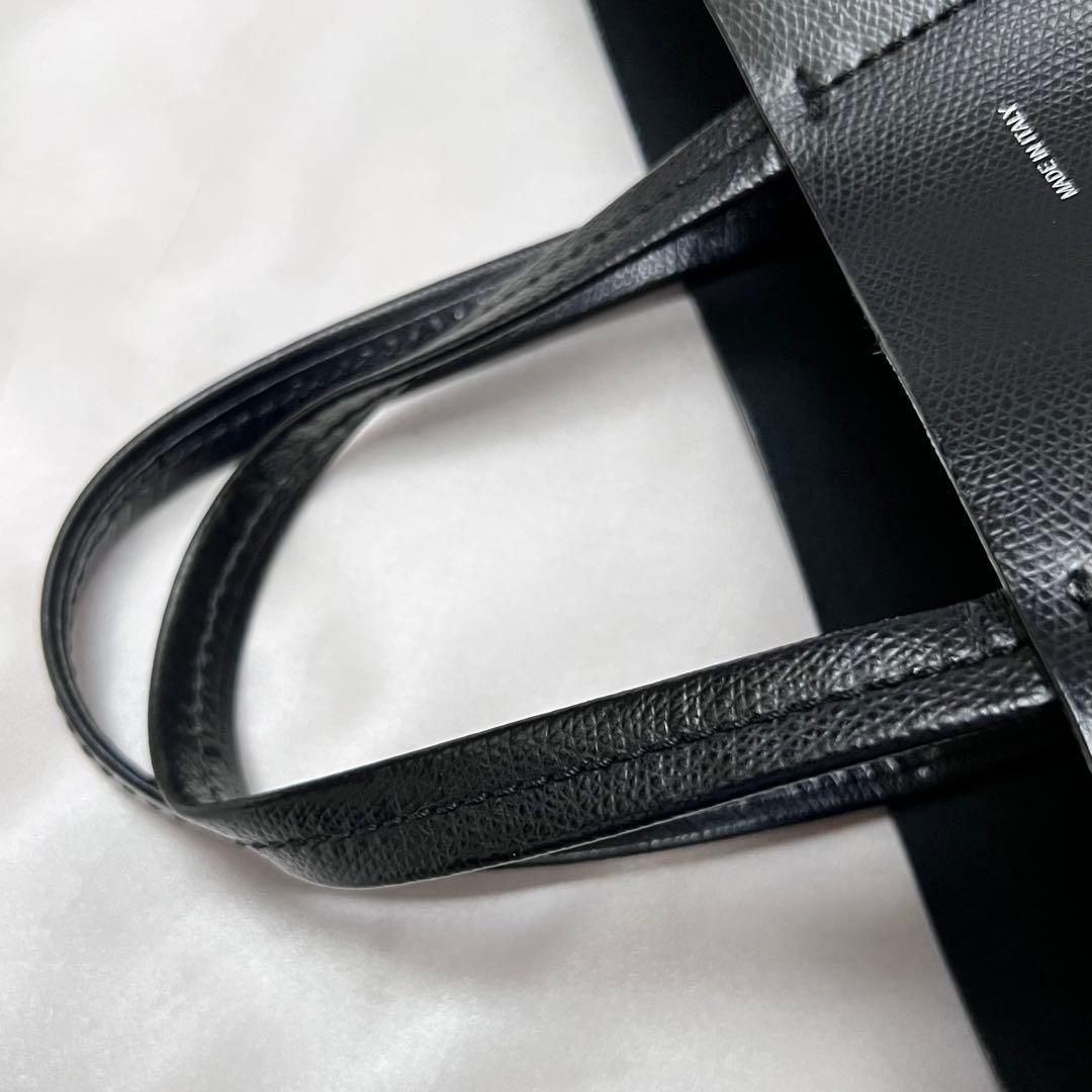 ◇袋付き極美品◇セリーヌ　バーティカルカバスモール　旧ロゴ　ブラック　レザー