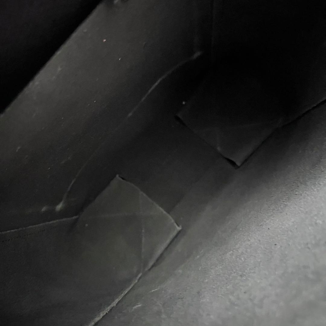 ◇袋付き極美品◇セリーヌ　バーティカルカバスモール　旧ロゴ　ブラック　レザー