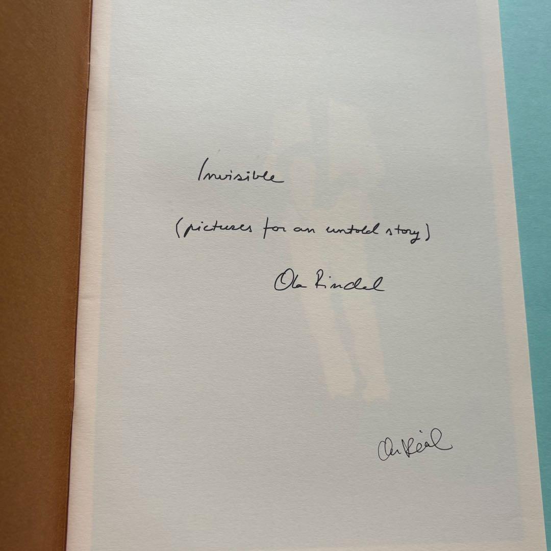 サイン入り Ola Rindal: Invisible オラ・リンダル