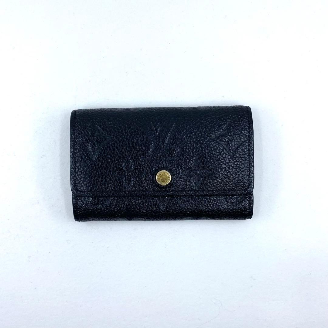 美品　ルイヴィトン ミュルティクレ 6 アンプラント モノグラム キーケース