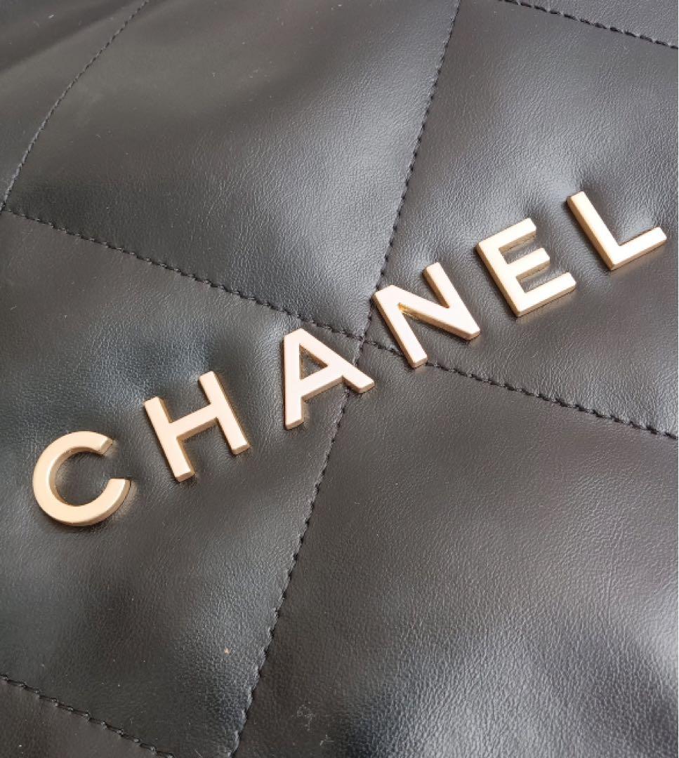 CHANEL キルティングレザークラッチバッグ チェーンストラップ シャネル