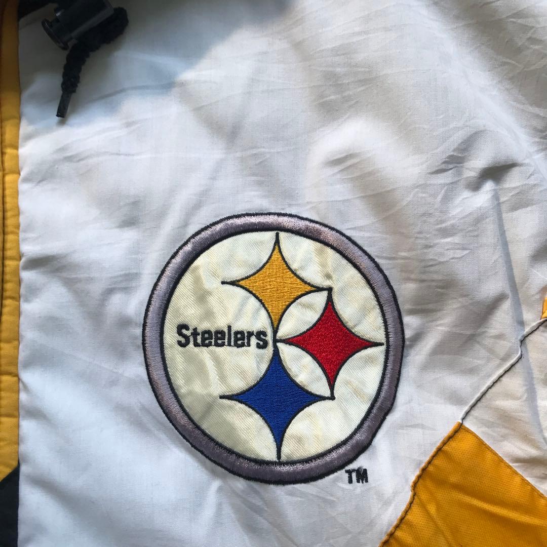 90s PRO PLAYER Steelers ナイロンジャケット 中綿