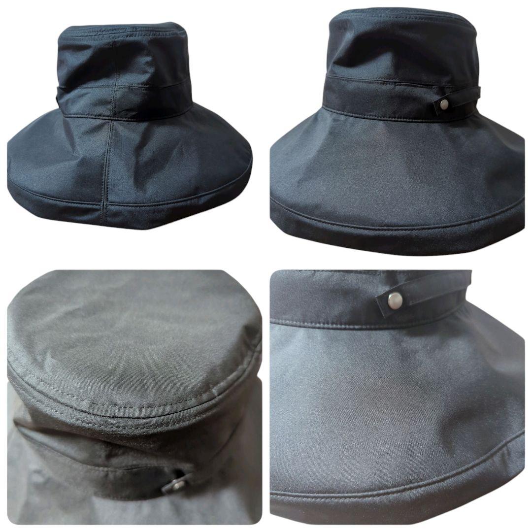 【美品】サンバリア100 トラベルハット　ブラック