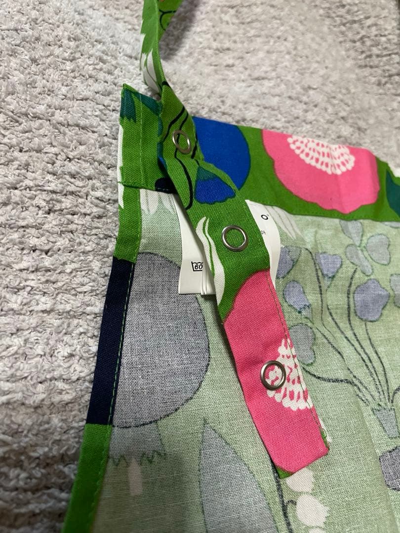 marimekko マリメッコ エプロン　グリーン