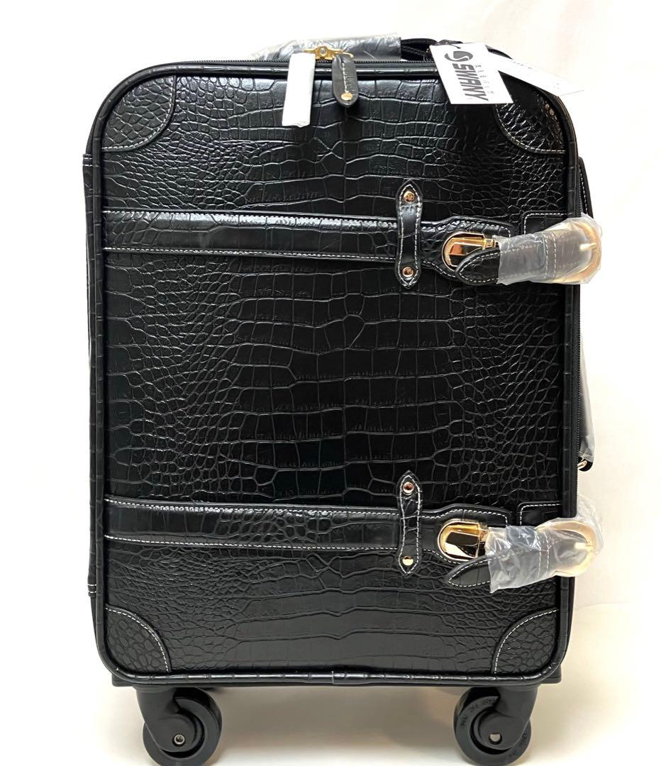 ✨新品未使用✨送料無料Swany スワニー フルクロコトランク クロコ型押し