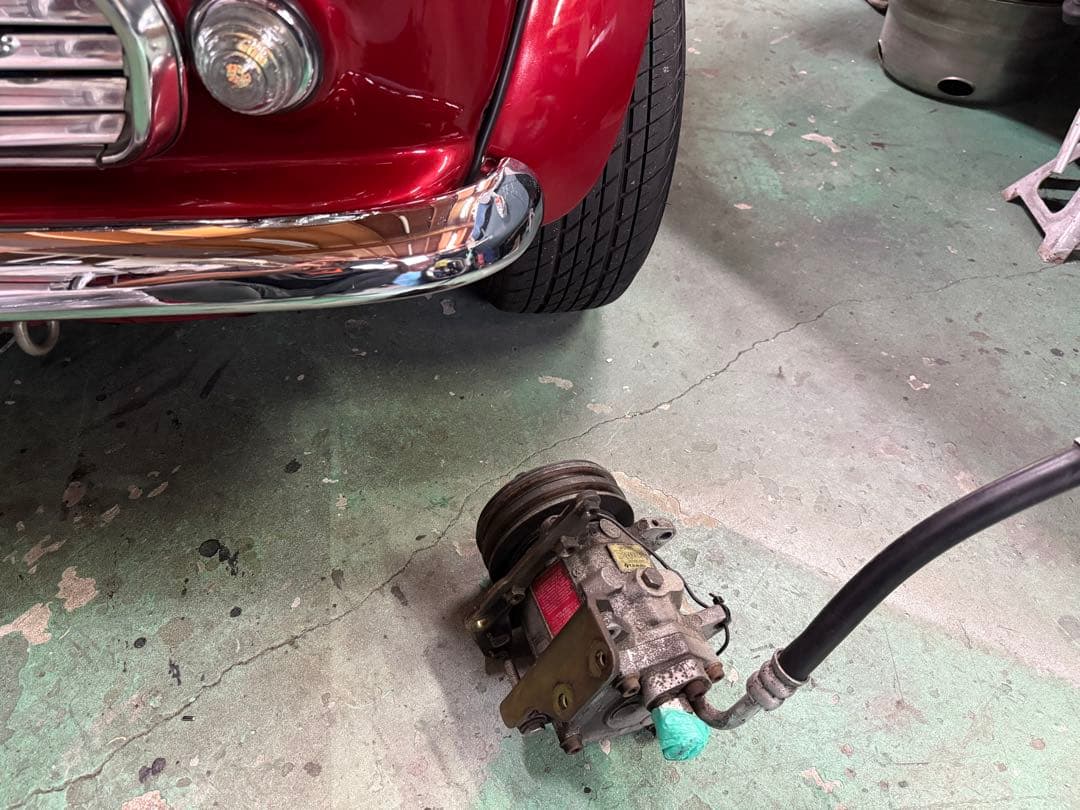 ローバーミニDENSO エアコンコンプレッサー 10S17