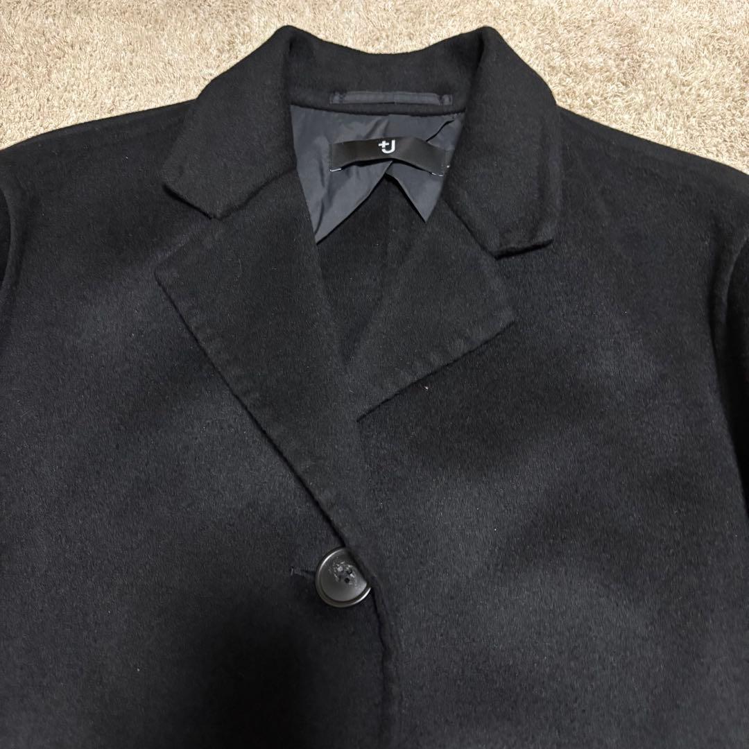 【極美品】UNIQLO ＋Ｊ　カシミヤブレンドチェスターコート　宮沢りえ